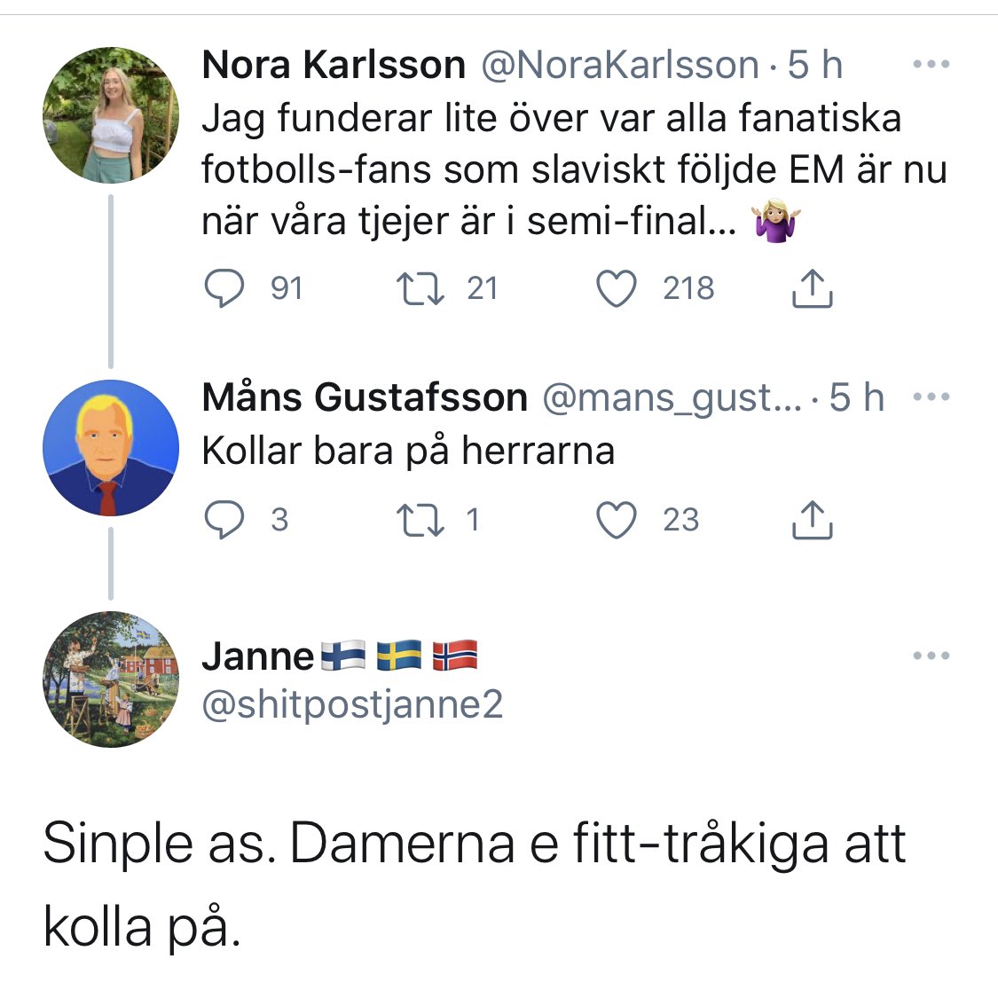 Janne; sinple-minded. 