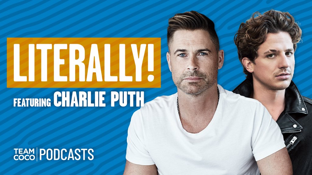 My pal @CharliePuth and I go deep into musical nerd-dom. New LITERALLY! out now -  