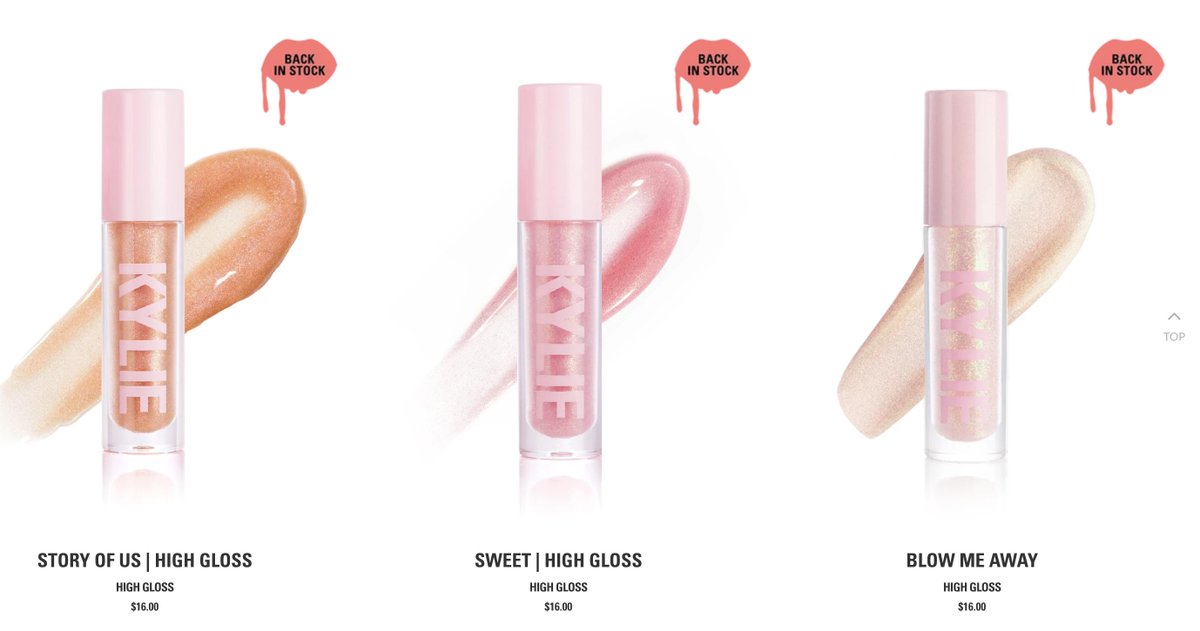 I've also restocked my VALENTINE 2018 high glosses, lipsticks and liners!! Some of my favorite lip shades this year! https://t.co/zJ2R8mFS2S