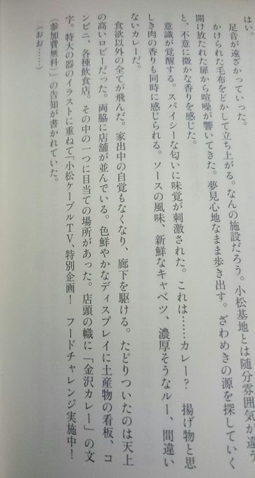 ケンミンショーで小松空港の金沢カレーがでた時、ガーリー・エアフォースBD第1巻のコマツ・ホリデイという短編小説を思いだし ケンミンショーで小松空港の金沢カレーがでた時、ガーリー・エアフォースBD第1巻のコマツ・ホリデイという短編小説を思いだし