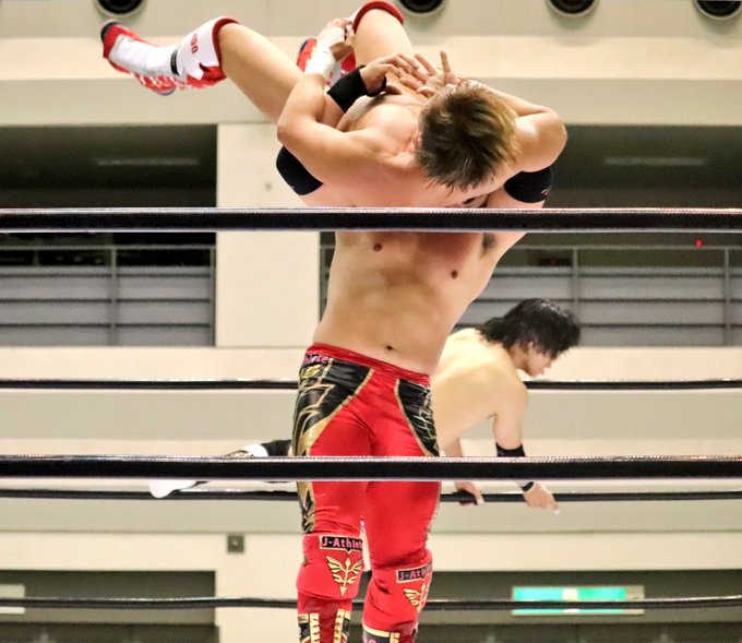 2019.8.18✨名古屋国際会議場GHCジュニア・ヘビー級タッグ選手権試合鈴木鼓太郎選手☄️⑬ブルーディスティニーあと 2019.8.18✨名古屋国際会議場GHCジュニア・ヘビー級タッグ選手権試合鈴木鼓太郎選手☄️⑬ブルーディスティニーあと