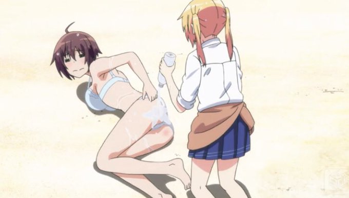 #ソウナンですか 8話。温泉回。肌色多いけど色気ねーなぁ(笑)ただ深夜しか無理なほど攻めた肌色作画でした。クラゲに刺され #ソウナンですか 8話。温泉回。肌色多いけど色気ねーなぁ(笑)ただ深夜しか無理なほど攻めた肌色作画でした。クラゲに刺され
