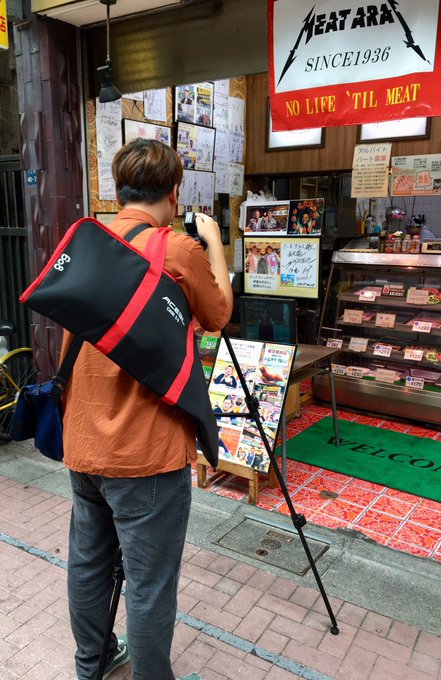 【 22日(木)営業中です】TVロケ⁉️ではなく、日芸の学生さん👨🎓の自主制作との事でした📹(甥っ子も以前、日芸でシン 【 22日(木)営業中です】TVロケ⁉️ではなく、日芸の学生さん👨🎓の自主制作との事でした📹(甥っ子も以前、日芸でシン