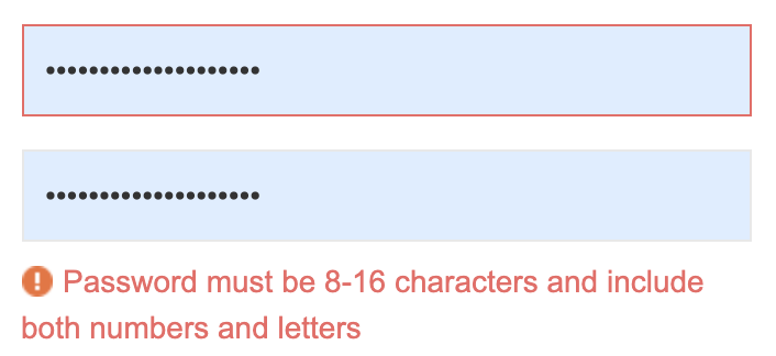 Developers, please don't ever limit the length of a password. Thank you. 