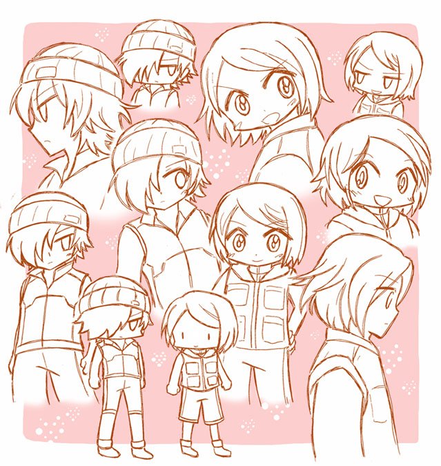 彼方のアストラ(ウルガーとルカ練習絵・おザックさんとキトリー) 彼方のアストラ(ウルガーとルカ練習絵・おザックさんとキトリー)