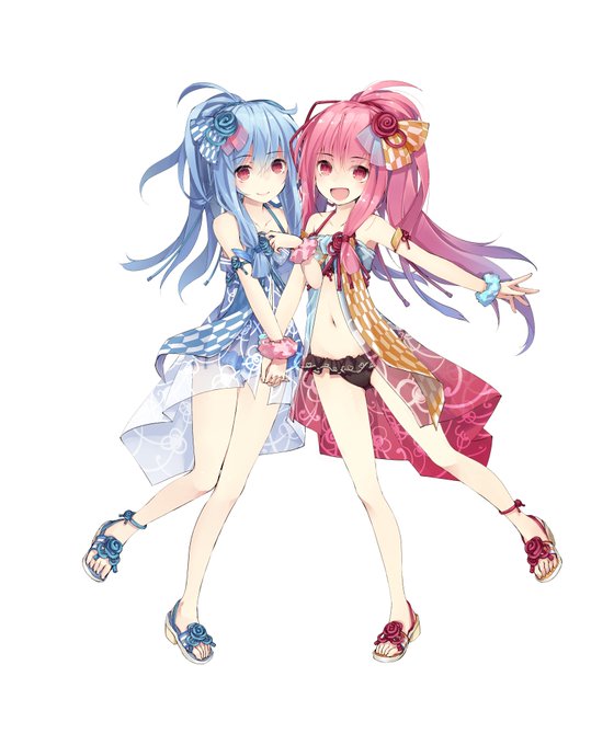 鬼斬×琴葉姉妹のコラボ第二部明日からはじまるよーー(((o(*゚∀゚*)o)))なんと今回水着姿二人が見れるんだよ! 鬼斬×琴葉姉妹のコラボ第二部明日からはじまるよーー(((o(*゚∀゚*)o)))なんと今回水着姿二人が見れるんだよ!