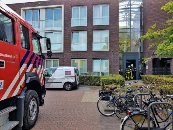Keukenbrand in woning Oisterwijk.