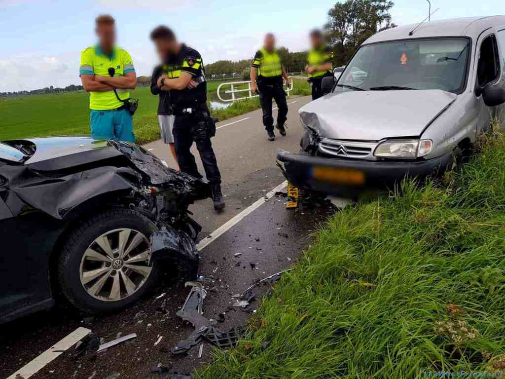 Aanrijdingen op de Tuinstraat in Benningbroek, Streekweg Hoogkarspel en de (A7)..