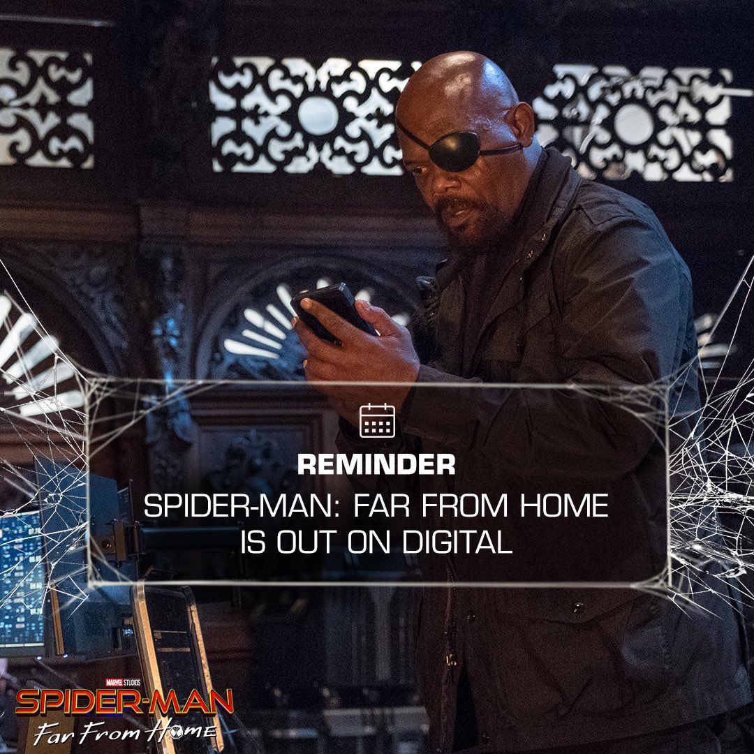 The choice is yours. #SpiderManFarFromHome out on Digital now!  