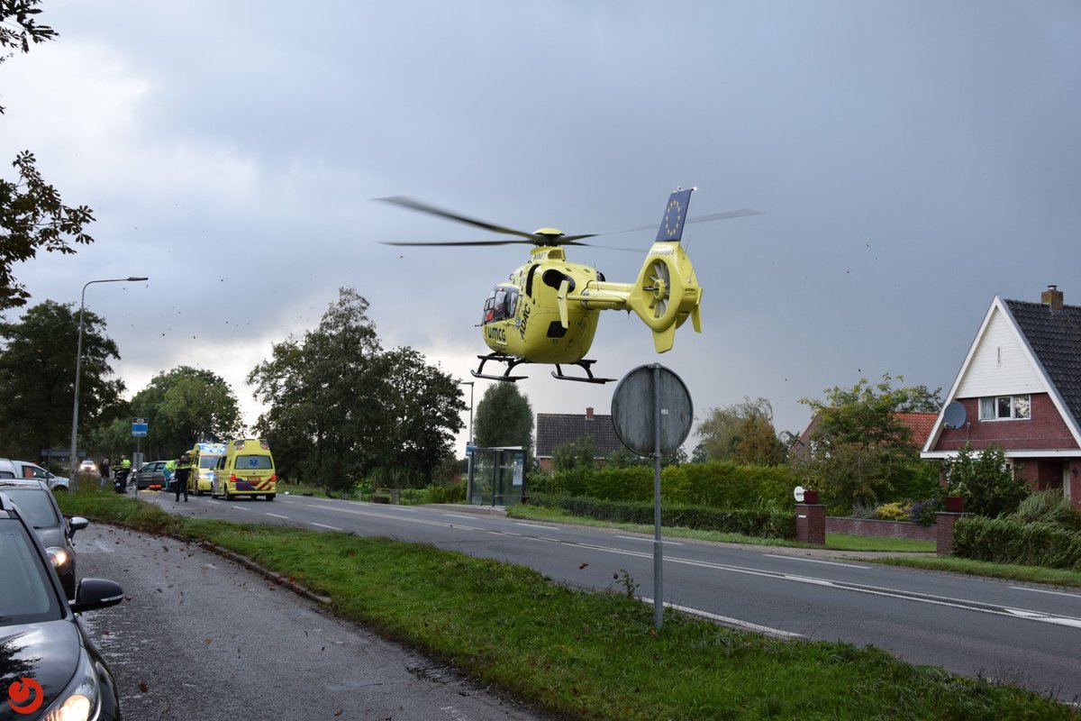Gewonde bij ernstig ongeval op N355..
