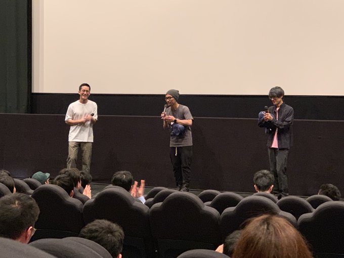 T・ジョイ京都で映画『HELLO WORLD』を見てきました(6回目)伊藤智彦監督とアートディレクター・CG監督の横川和 T・ジョイ京都で映画『HELLO WORLD』を見てきました(6回目)伊藤智彦監督とアートディレクター・CG監督の横川和