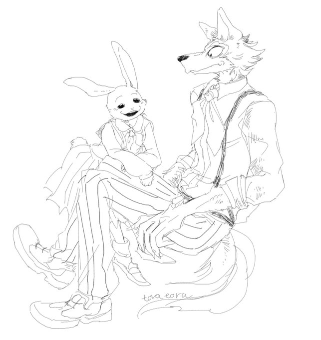 レゴシとハルちゃんの青春も応援したいんじゃあ~!!!!!!#BEASTARS レゴシとハルちゃんの青春も応援したいんじゃあ~!!!!!!#BEASTARS
