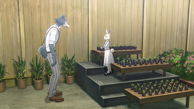 #BEASTARS 2話レゴシを惑わす内なる獣性肉食獣に肉食を禁ずる社会強きアドラーを気丈に演ずるルイ先輩そしてハル…自 #BEASTARS 2話レゴシを惑わす内なる獣性肉食獣に肉食を禁ずる社会強きアドラーを気丈に演ずるルイ先輩そしてハル…自