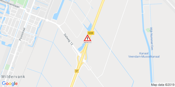 Melding ongeval Meeden