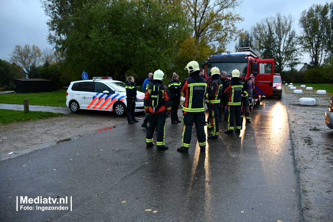 Melding brandweer Strandweg Zevenhuizen