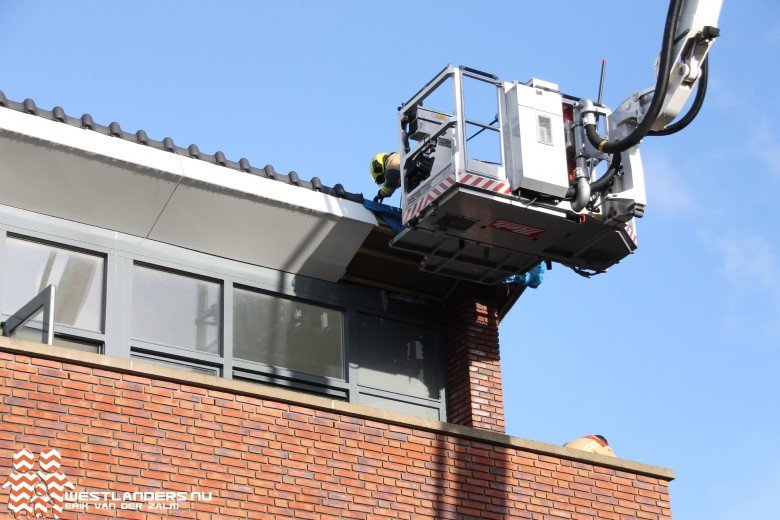 Blikseminslag bij woning aan de Keizerin..
