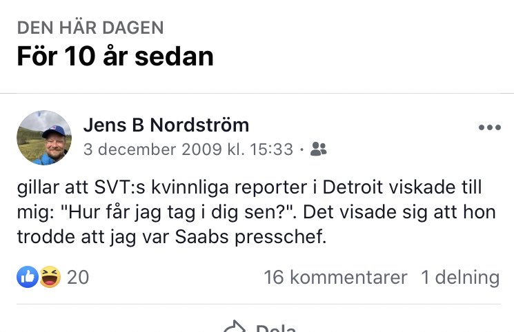 Den gamla goda tiden, då jag var som kattmynta för SVT:s reportrar. 