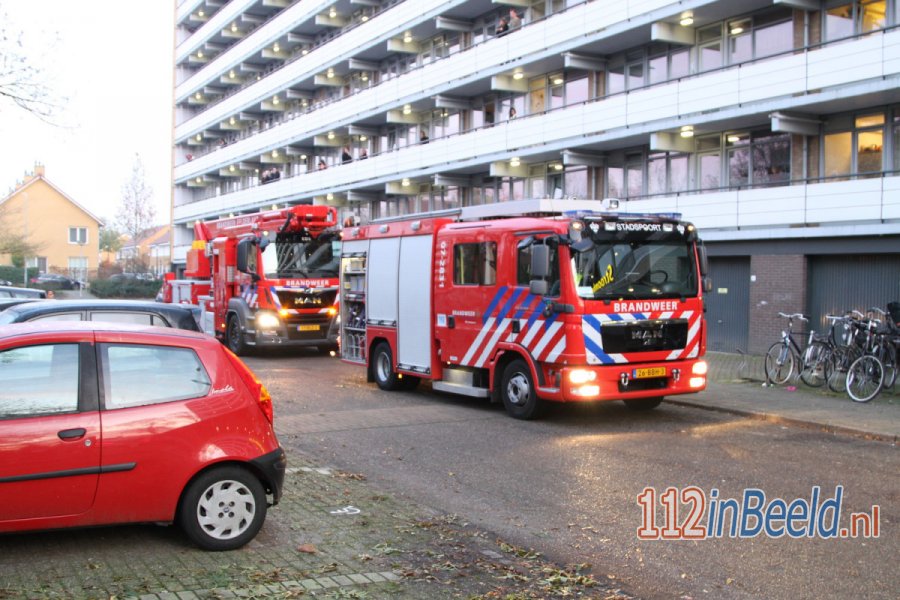 Kleine keukenbrand in Stroombergflat #Ede. 112 in Beeld.
