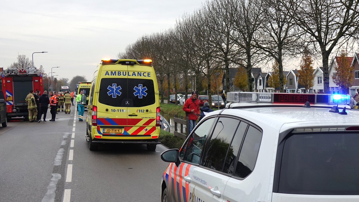 Melding ongeval Molenvaart Anna Paulowna