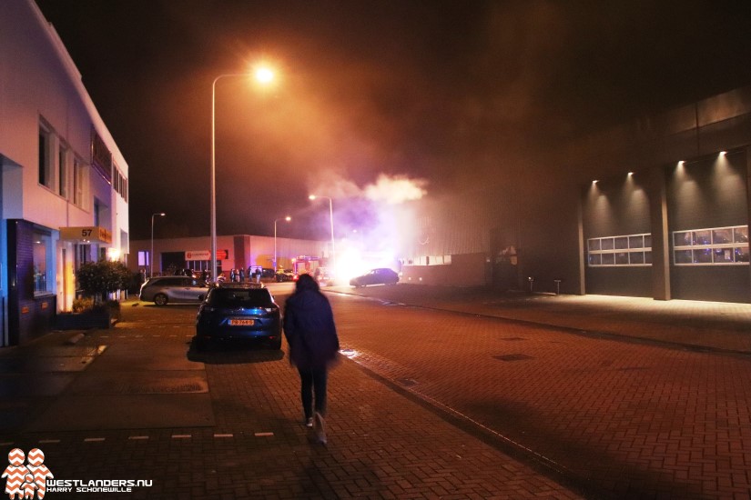 Binnenbrand bij bedrijf aan de Industriestraat..