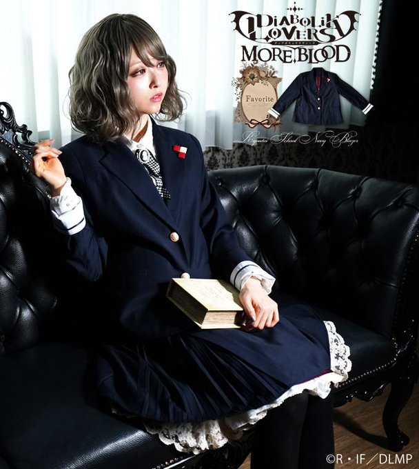 🎀Favorite×アニメ「DIABOLIK LOVERS MORE,BLOOD」嶺帝学院高校制服風ブレザー&ス 🎀Favorite×アニメ「DIABOLIK LOVERS MORE,BLOOD」嶺帝学院高校制服風ブレザー&ス