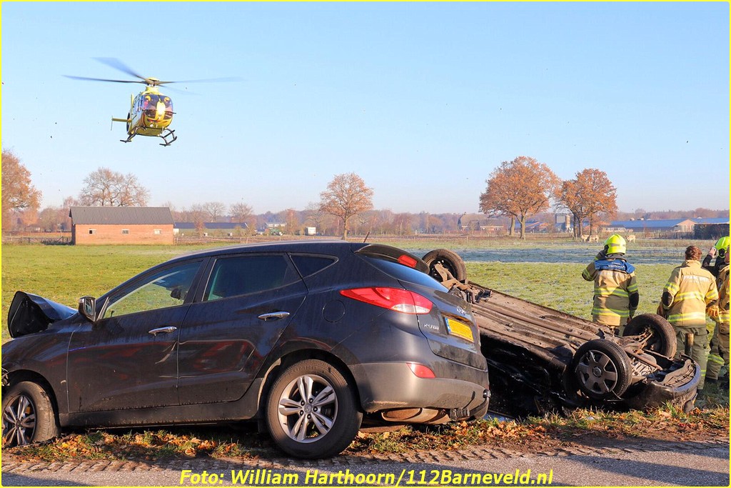 Man raakt gewond bij ongeval op kruising in Kootwijkerbroek ..