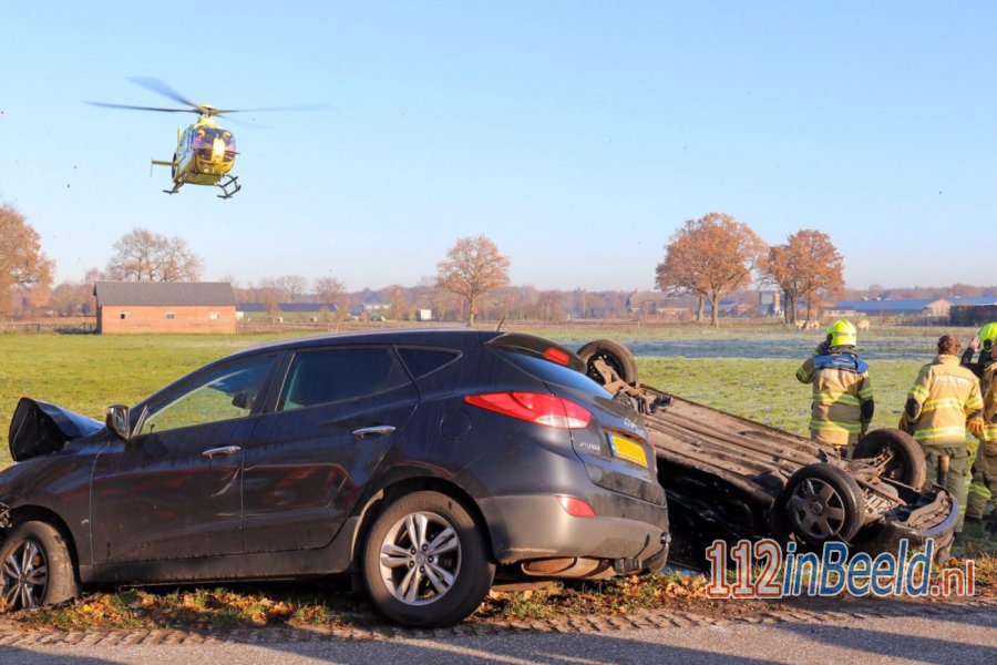 Man gewond bij ongeval in #Kootwijkerbroek. 112 in Beeld.