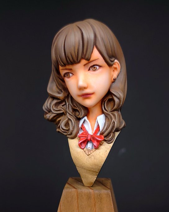 左手工房のギャル子ちゃん完成!カァワイイ~ (´∀`) 大きさも手頃で、塗りやすい造形です。リアル系フィギュア塗ってみ 左手工房のギャル子ちゃん完成!カァワイイ~ (´∀`) 大きさも手頃で、塗りやすい造形です。リアル系フィギュア塗ってみ
