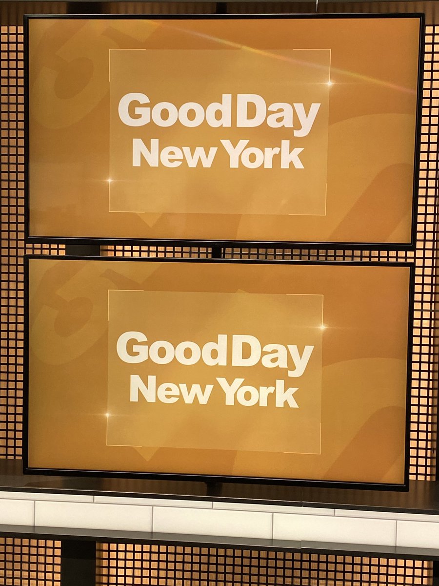 Tune into good day New York for a fun half hour right now!!!channel five!!! 