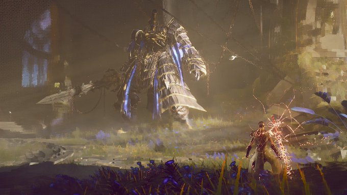 『BABYLON'S FALL』ゲームプレイ映像を含む最新トレーラーを公開。油彩画のようなアートフィルター「ブラシワーク 『BABYLON'S FALL』ゲームプレイ映像を含む最新トレーラーを公開。油彩画のようなアートフィルター「ブラシワーク