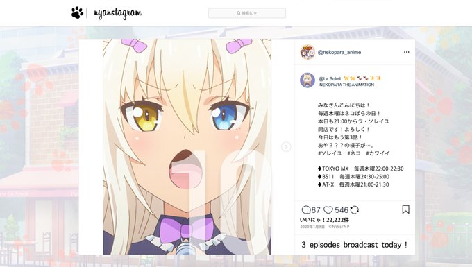 /📢(ΦωΦ){ #ネコぱら✨放送まであと10時間⏳\🐈━━━━━━━━━🐈 🌟本日放送🌟 第③話 /📢(ΦωΦ){ #ネコぱら✨放送まであと10時間⏳\🐈━━━━━━━━━🐈 🌟本日放送🌟 第③話