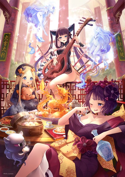 あけおめフォーリナーズ#FGO #FateGO あけおめフォーリナーズ#FGO #FateGO