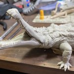 1/35サルコスクス、全身。細かいところを仕上げて複製いきましょうっ
#wf2020w #古生物 #恐竜 #paleoart https://t.co/JwtuVXt9t1