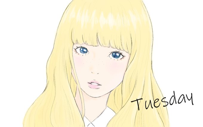 キャロル&チューズデイのチューズデイ描いてみました キャロル&チューズデイのチューズデイ描いてみました