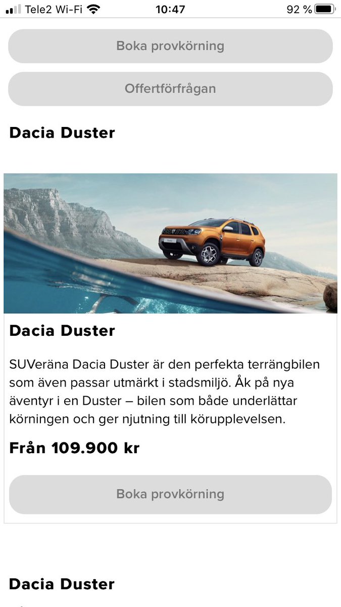@niklas_thorin Ok. Ungefär som en ny Dacia Duster. 
