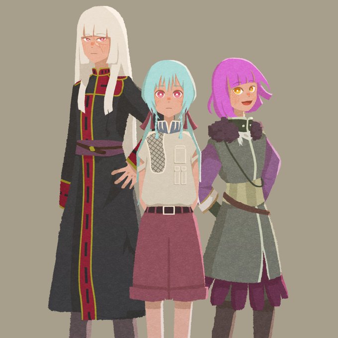 『クジラの子らは砂上に歌う』から。オルカ、リコス、リョダリ兄妹愛からもう何もかも素敵なんです…素晴らしさを描き表せない🤧 『クジラの子らは砂上に歌う』から。オルカ、リコス、リョダリ兄妹愛からもう何もかも素敵なんです…素晴らしさを描き表せない🤧