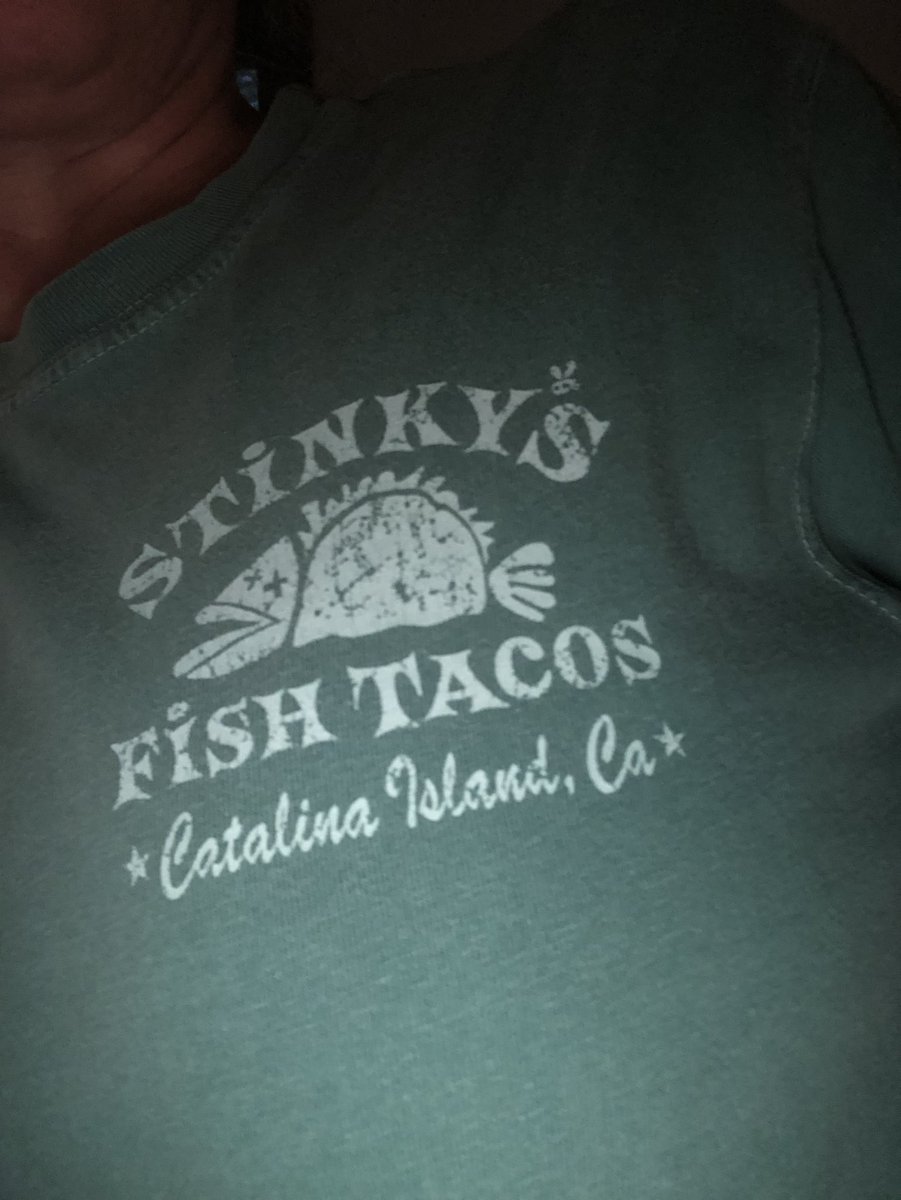Current shirt. I bough in Catalina it made me laugh 