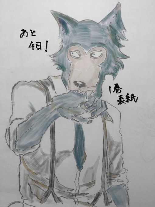 BEASTARS18巻発売まであと4日!本日は1巻より全ての始まり。レゴシのゴツさと肉食の象徴の牙と指の爪といい良さが詰 BEASTARS18巻発売まであと4日!本日は1巻より全ての始まり。レゴシのゴツさと肉食の象徴の牙と指の爪といい良さが詰