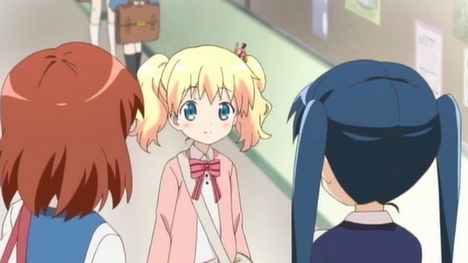 シノブと言う女の子を知りませんか?(きんいろモザイク第1話より) シノブと言う女の子を知りませんか?(きんいろモザイク第1話より)