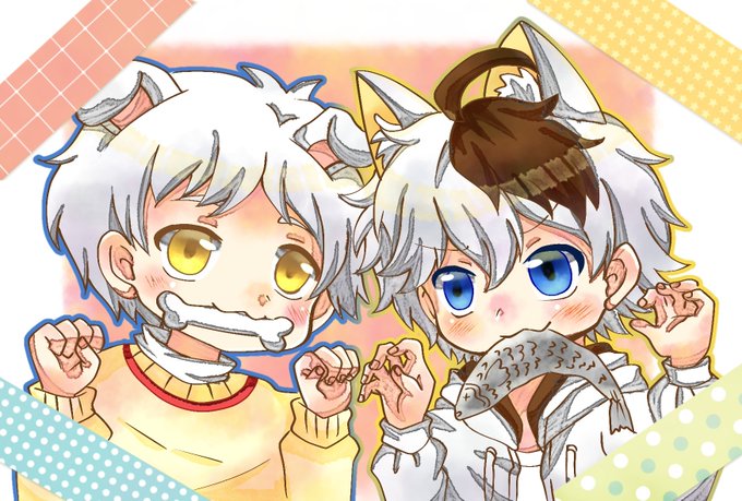 タマくんとポチくん。#うちタマ タマくんとポチくん。#うちタマ