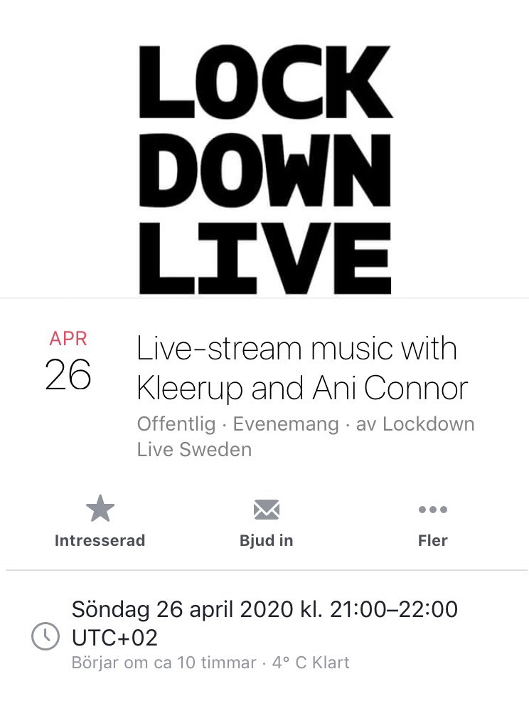 Tune in tonight! #lockdownlive 