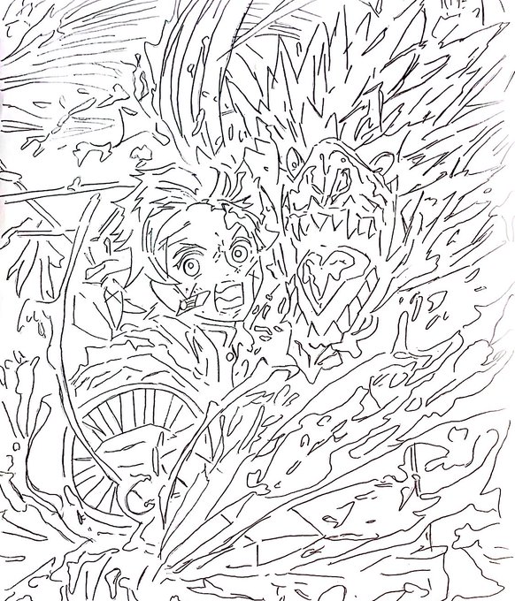 さあ。本日も元気に…(!)6日目!!多分30日目!まではするので1/5です。今回描いたのは…!鬼滅の刃の主人公。竈門炭治 さあ。本日も元気に…(!)6日目!!多分30日目!まではするので1/5です。今回描いたのは…!鬼滅の刃の主人公。竈門炭治