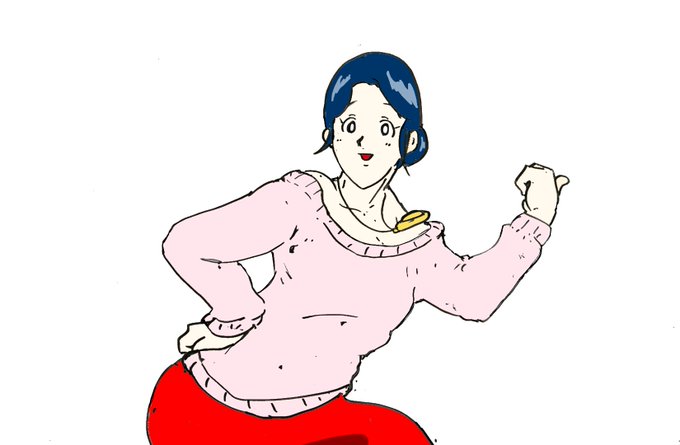 笑ゥせぇるすまんNEWの物餅富美恵を描いたこの絵、何が凄いって、描いた私自身がこのポーズの意味が全く解ってないんですよ。 笑ゥせぇるすまんNEWの物餅富美恵を描いたこの絵、何が凄いって、描いた私自身がこのポーズの意味が全く解ってないんですよ。