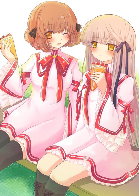 【イラスト交換企画】お題「Rewrite あきあか」私の描いたイラストを基に、くらげさんに漫画を描いてもらいました🥰イラ 【イラスト交換企画】お題「Rewrite あきあか」私の描いたイラストを基に、くらげさんに漫画を描いてもらいました🥰イラ