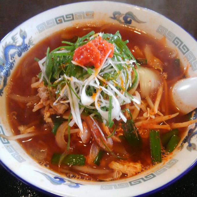 二代目正太郎@盛岡市鬼平ラーメン3丁目¥880辛みは丁度いい 二代目正太郎@盛岡市鬼平ラーメン3丁目¥880辛みは丁度いい