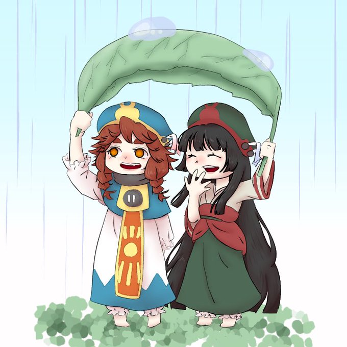 2-gouさん @2gou11 リクエストハクメイとミコチです!自然に囲まれているイメージから水と草の要素を勝手に入れま 2-gouさん @2gou11 リクエストハクメイとミコチです!自然に囲まれているイメージから水と草の要素を勝手に入れま