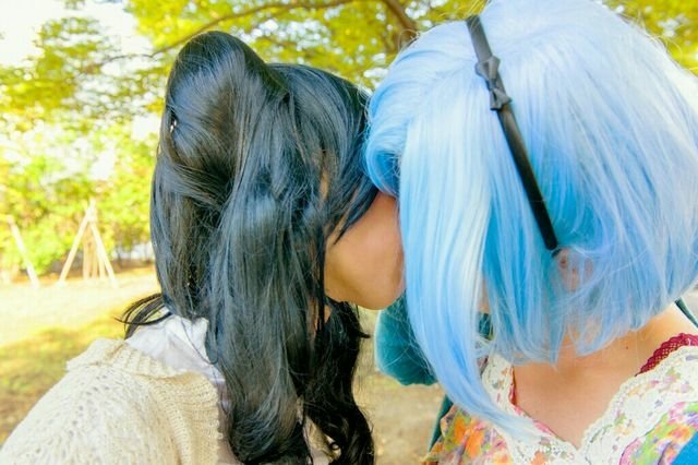 *cosplay*悪魔のリドル / 捏造衣装涼×香子今日はキスの日だそうですね。便乗しておきます。涼:お名前失念しました *cosplay*悪魔のリドル / 捏造衣装涼×香子今日はキスの日だそうですね。便乗しておきます。涼:お名前失念しました