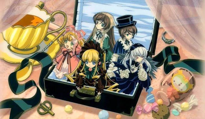 最近見たアニメローゼンメイデン(2004)ローゼンメイデンと呼ばれる人形たちが、戦闘を繰り広げるアニメ。かなり古い作品で 最近見たアニメローゼンメイデン(2004)ローゼンメイデンと呼ばれる人形たちが、戦闘を繰り広げるアニメ。かなり古い作品で