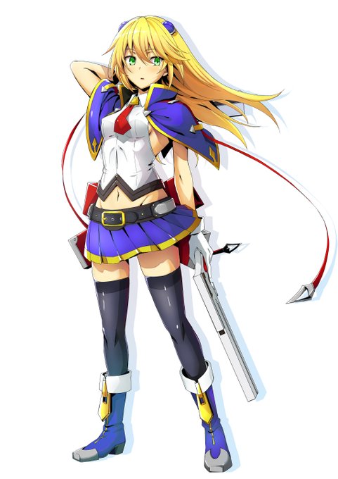 お題箱ノエルの全身立ち絵#BBCF #ブレイブルー お題箱ノエルの全身立ち絵#BBCF #ブレイブルー