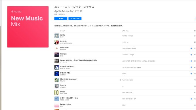 アップルさんがピューパ!!の新曲をレコメンドしてくれました アップルさんがピューパ!!の新曲をレコメンドしてくれました